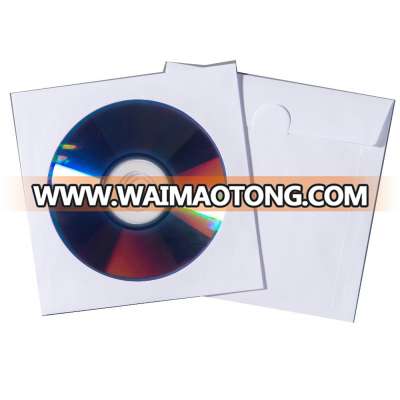 factory produce white cd paper sleeve in shenzhen